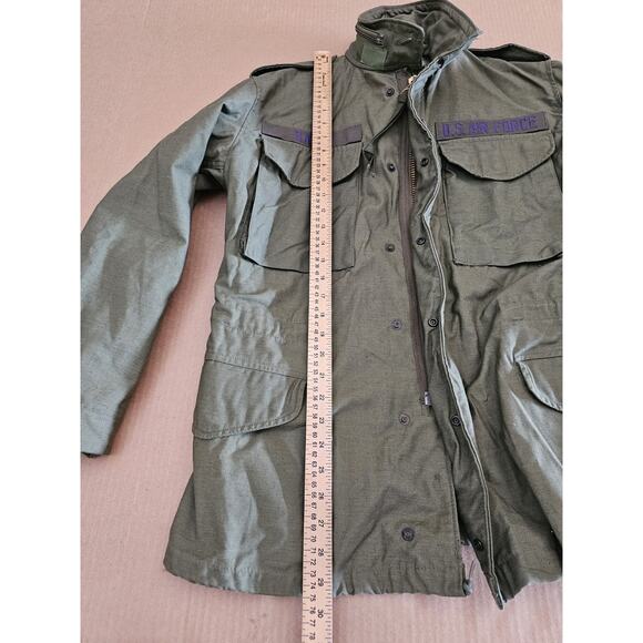 Vintage Field Jacket Size Small Regular Cold Weather US Army OG-107 60s 70s - Picture 14 of 16